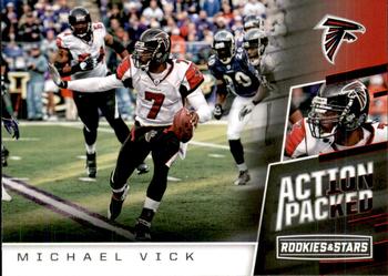 2017 Panini Rookies & Stars - Action Packed #19 Michael Vick Front