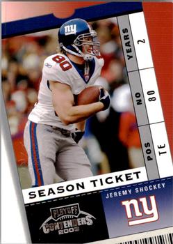 2003 Playoff Contenders - 2004 Hawaii Trade Conference #3 Jeremy Shockey Front