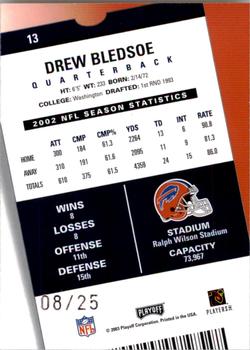 2003 Playoff Contenders - 2004 Hawaii Trade Conference #13 Drew Bledsoe Back