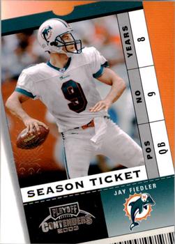 2003 Playoff Contenders - 2004 Hawaii Trade Conference #18 Jay Fiedler Front