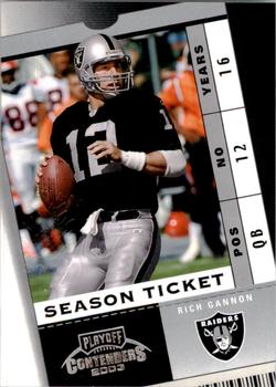 2003 Playoff Contenders - 2004 Hawaii Trade Conference #47 Rich Gannon Front