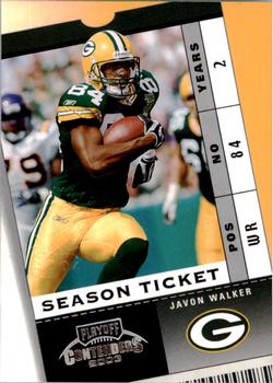 2003 Playoff Contenders - 2004 Hawaii Trade Conference #61 Javon Walker Front