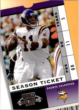 2003 Playoff Contenders - 2004 Hawaii Trade Conference #63 Daunte Culpepper Front