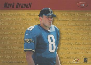 1998 Playoff Contenders - MVP Contenders #14 Mark Brunell Back