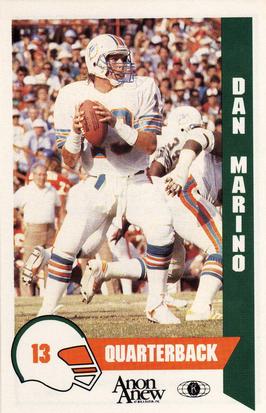 1986 Miami Dolphins Police #5 Dan Marino Front