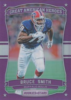2016 Panini Rookies & Stars - Great American Heroes Purple #16 Bruce Smith Front