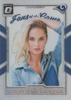 2017 Donruss Optic - Fans of the Game #2 Genevieve Morton Front