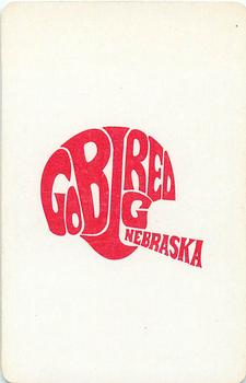 1973 Nebraska Cornhuskers Playing Cards (White Backs) #3♣ Tom Pate Back