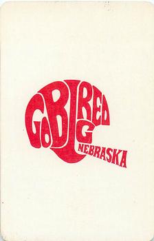 1973 Nebraska Cornhuskers Playing Cards (White Backs) #7♣ Larry Mushinskie Back