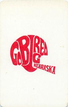 1973 Nebraska Cornhuskers Playing Cards (White Backs) #10♦ Ardell Johnson Back