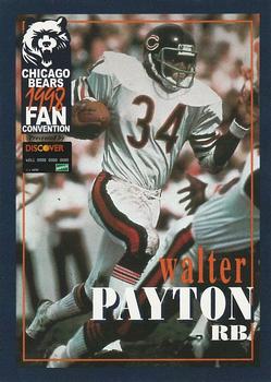1998 Chicago Bears Fan Convention #NNO Walter Payton Front