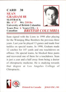 2000 JOGO #38 Sean Graham Back
