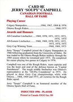 2000 JOGO Hall of Fame E #8E Jerry 