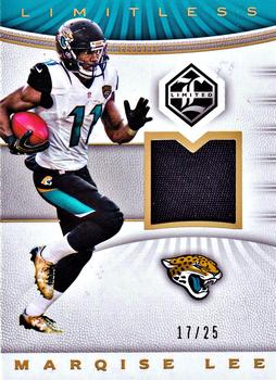 2017 Panini Limited - Limitless Materials Prime #LM-ML Marqise Lee Front