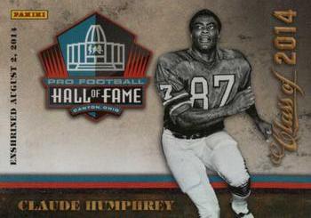 2014 Panini Pro Football Hall of Fame #CH Claude Humphrey Front