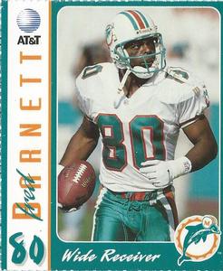 1996 AT&T Miami Dolphins #NNO Fred Barnett Front