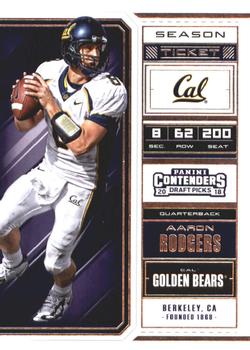 2018 Panini Contenders Draft Picks #2 Aaron Rodgers Front