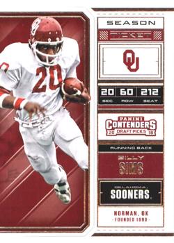 2018 Panini Contenders Draft Picks #11 Billy Sims Front
