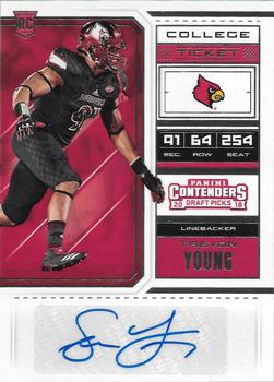 2018 Panini Contenders Draft Picks #137 Trevon Young Front