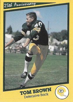 1990 Green Bay Packers 25th Anniversary #5 Tom Brown Front