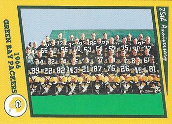 1990 Green Bay Packers 25th Anniversary #34 1966 Packers Front
