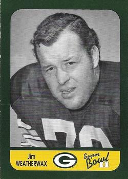 1991 Champion Cards Green Bay Packers Super Bowl II 25th Anniversary #10 Jim Weatherwax Front
