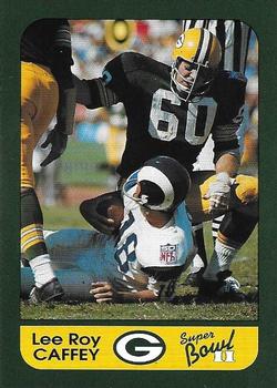 1991 Champion Cards Green Bay Packers Super Bowl II 25th Anniversary #20 Lee Roy Caffey Front