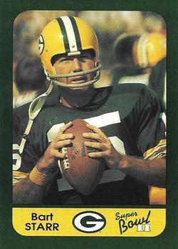 1991 Champion Cards Green Bay Packers Super Bowl II 25th Anniversary #28 Bart Starr Front