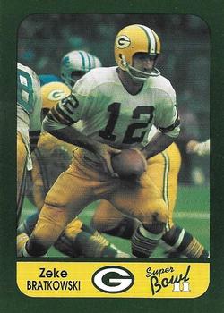 1991 Champion Cards Green Bay Packers Super Bowl II 25th Anniversary #33 Zeke Bratkowski Front