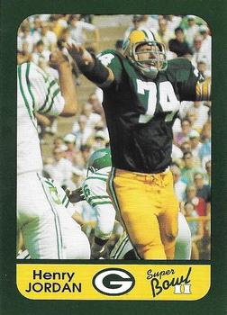 1991 Champion Cards Green Bay Packers Super Bowl II 25th Anniversary #39 Hank Jordan Front