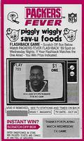 1990 Green Bay Packers Schultz Piggly Wiggly #85 Johnny Holland Front