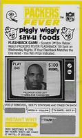 1990 Green Bay Packers Schultz Piggly Wiggly #95 Brent Fullwood Front