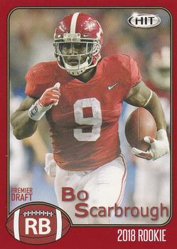 2018 SAGE HIT - Red #25 Bo Scarbrough Front