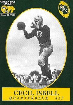 1992 Green Bay Packer Hall of Fame #39 Cecil Isbell Front