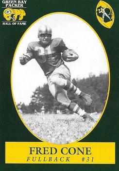 1992 Green Bay Packer Hall of Fame #61 Fred Cone Front