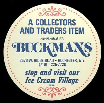 1976 Buckmans Discs #2 Steve Bartkowski Back