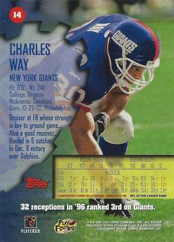 1997 Stadium Club - Pro Bowl #14 Charles Way Back