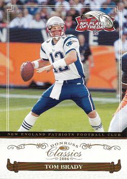 2006 NFL Player of the Day #NFLPOTD-1 Tom Brady Front