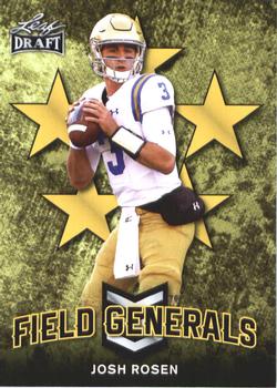 2018 Leaf Draft - Field Generals Gold #FG-04 Josh Rosen Front