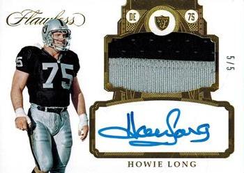 2017 Panini Flawless - Patch Autographs #PA-HL Howie Long Front