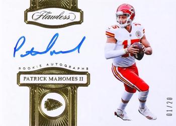 2017 Panini Flawless - Rookie Autographs #RA-PM Patrick Mahomes II Front