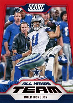 2018 Score - All Hands Team Red #1 Cole Beasley Front