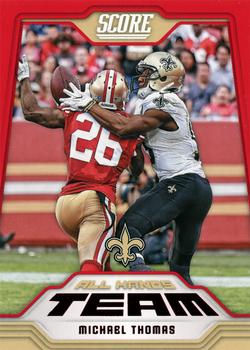 2018 Score - All Hands Team Red #11 Michael Thomas Front
