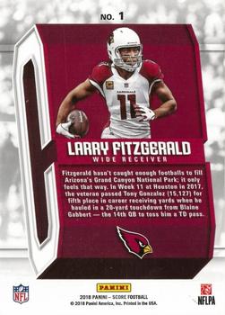 2018 Score - Captains #1 Larry Fitzgerald Back