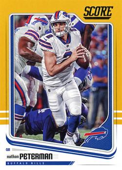 2018 Score - Gold #40 Nathan Peterman Front