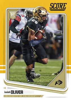2018 Score - Gold #334 Isaiah Oliver Front