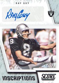 2018 Score - Inscriptions #12 Ray Guy Front