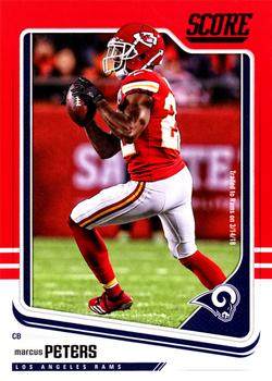 2018 Score - Red #161 Marcus Peters Front