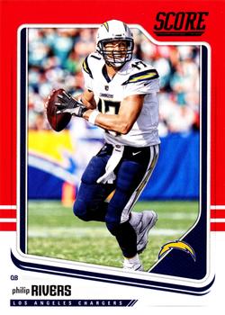 2018 Score - Red #176 Philip Rivers Front