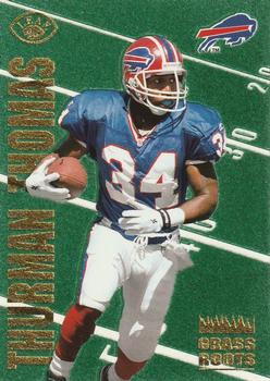1996 Leaf - Grass Roots Promo #1 Thurman Thomas Front